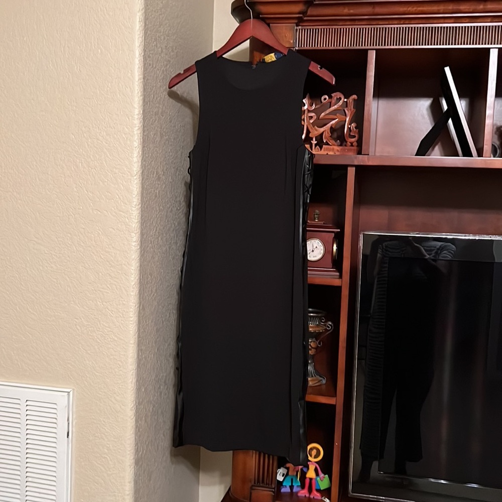 Ralph Lauren sleeveless midi fitted dress size 8